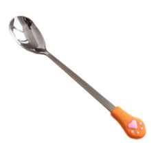 Load image into Gallery viewer, New 1 Pcs Stainless Steel Cute Cat Claw Coffee Spoons Fruit Dessert Spoon Candy Tea Spoon Cat Drink Tableware Kitchen Supplies