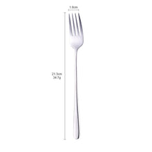 Load image into Gallery viewer, Stainless Steel Dinner Fork Korea Colourful Dessert Long Handle Fork Blue Black Gold Forks for Hotel Party Kichen Accessories
